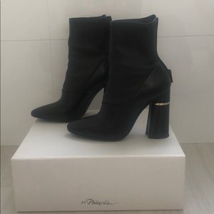 Phillip Lim Kyoto Black Stretch Boot
